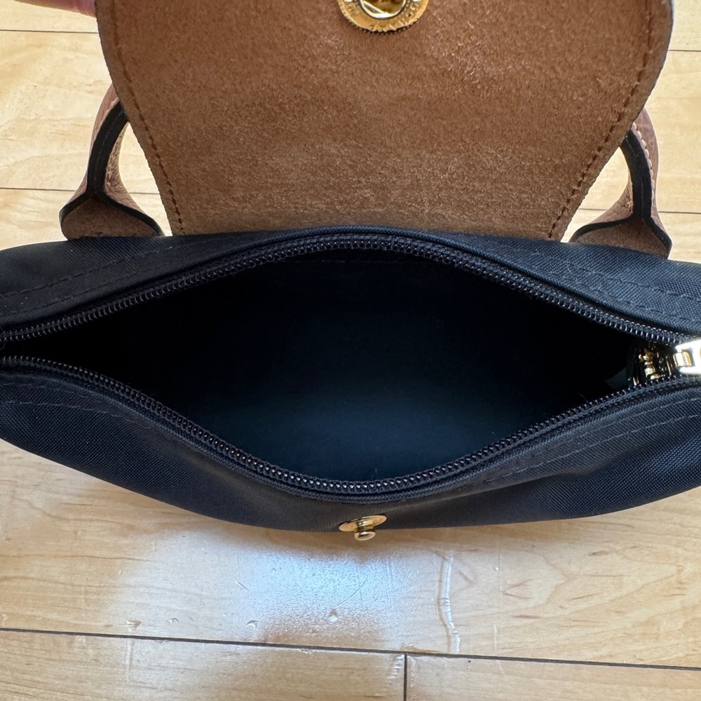 Longchamp Le Pliage Cosmetics Case Black - Picture 9 of 9